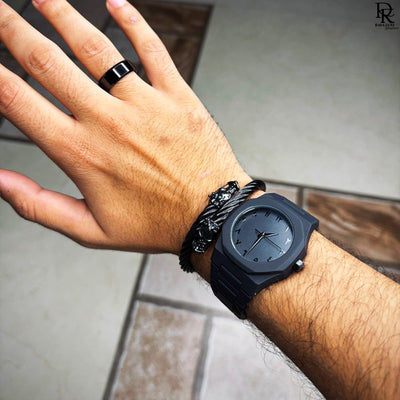 Arabic Aura Men & Women Stylish Slim Business Watch with Arabic Numeric Dial (With Box)