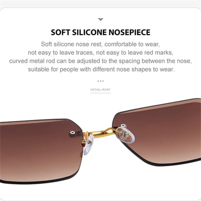 CARTIER SUNGLASSES – RIMLESS – WOODEN GOLDEN LEOPARD-- FOR MEN AND WOMEN