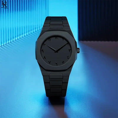 Arabic Aura Men & Women Stylish Slim Business Watch with Arabic Numeric Dial (With Box)
