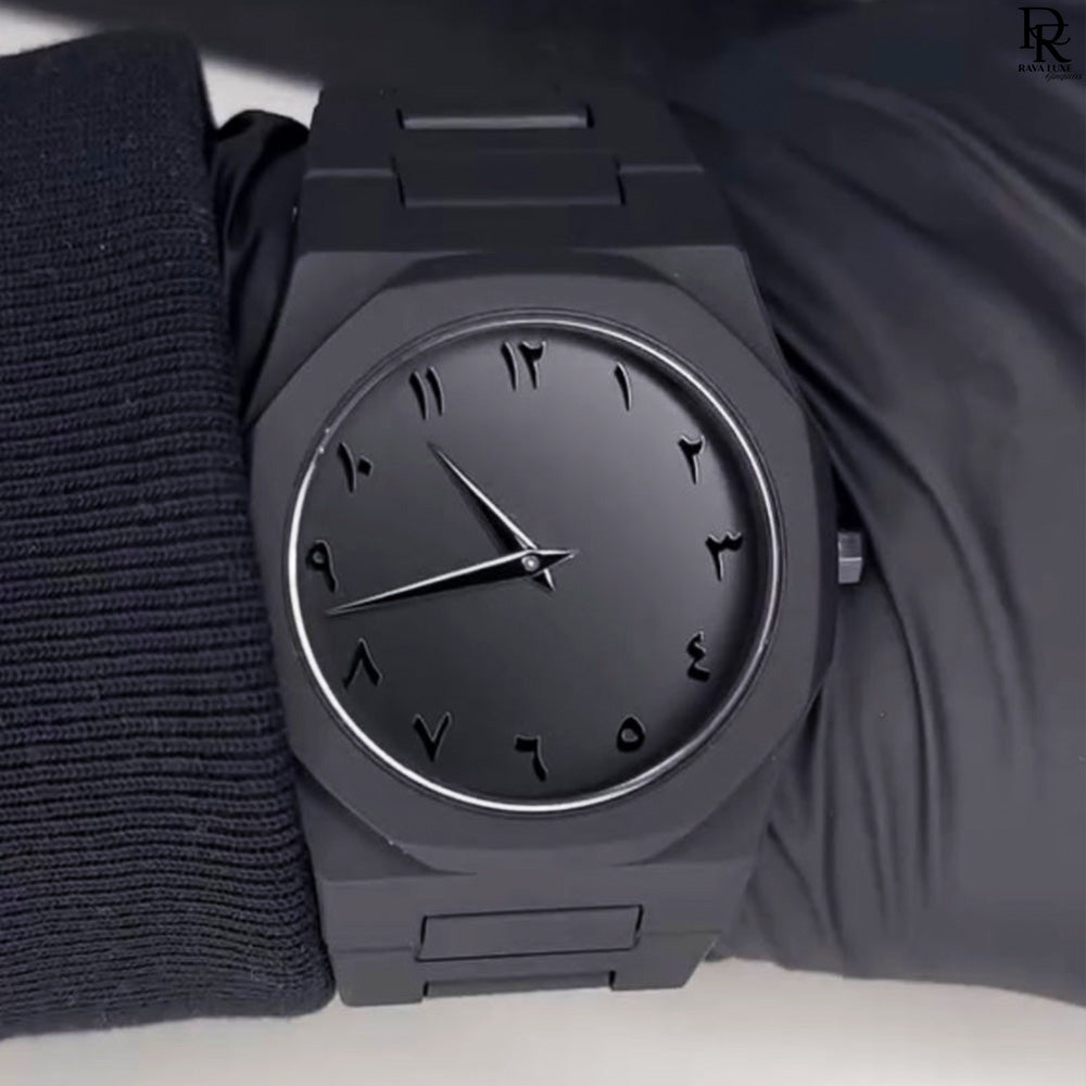 Arabic Aura Men & Women Stylish Slim Business Watch with Arabic Numeric Dial (With Box)