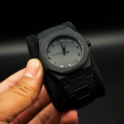 Arabic Aura Men & Women Stylish Slim Business Watch with Arabic Numeric Dial (With Box)