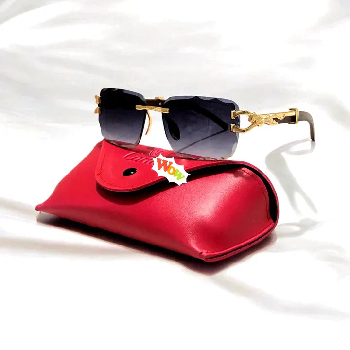 Rimeless Wood Sun Glasses  | A+ Quality